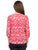 Blusa  Cuello Redondo, Manga 3/4, Estampada