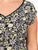 Blusa Cuello Redondo  , Sin Manga, Estampada